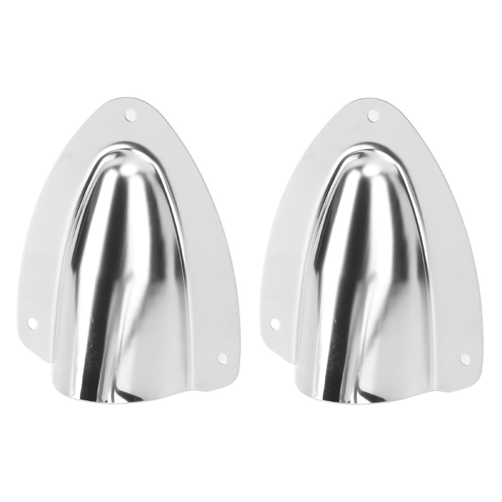 Acouto Stainless Steel Clam Shell Marine Clam Shell Stainless Steel Cable Cover Polishedboat Vent