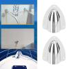 Acouto Stainless Steel Clam Shell Marine Clam Shell Stainless Steel Cable Cover Polishedboat Vent view 3