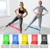 M&M SCRUBS Women's High Waist Yoga Shorts Tummy Control Deep Pockets with 5 Set of Exercise Workout Bands Combo Pack (Medium, True Navy Blue with Resistance Bands) view 3