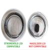 2 Pack Straw Adapter for Yeti Rambler 20 oz 30 oz Stronghold Lid, With Retention Tabs (Red) view 2