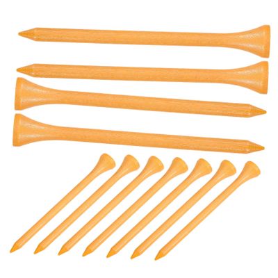 COOLHIYA 20pcs Professional Golf Tees Replaceable Golf Pegs Ball Stands Wear-Resistant Tees