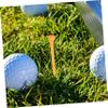 COOLHIYA 20pcs Professional Golf Tees Replaceable Golf Pegs Ball Stands Wear-Resistant Tees view 2