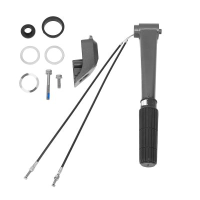 Vomeko Boat Outboard Steering Tiller,Boat Throttle Steering Handle,69P W0084 00 4D Handle Steering Assy for 2 Stroke 25HP 30HP Outboard Motor Replacement Part