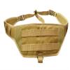 Hdlsina Tactical MOLLE Chest Platform Universal Chest Mounting Harness Adjustable Concealed Carry Fit Left & Right Shoulder (TAN) view 1