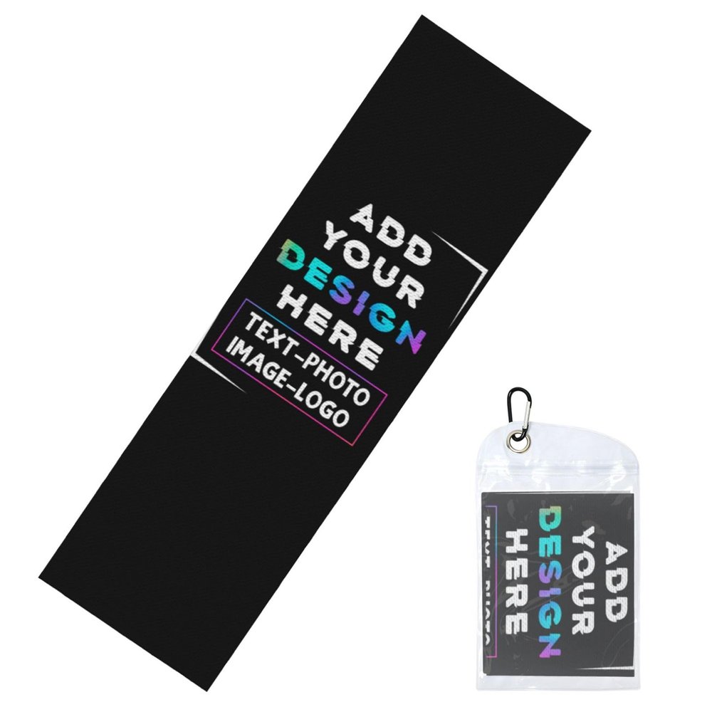 GUANGSHACORA Custom 1-100PCS Cooling Sports Towel, Personalized Photo Logo Soft Cold Exercise Towel for Neck and Face Customized Quick-Drying Cooling Wrap Fitness Workout Sweat Towel 12"x40" (20)
