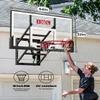 IGL Wall Mount Basketball Hoop, 54in Basketball Hoop Outdoor with Shatterproof Backboard, 7.5ft-10FT Height Adjustable,Heavy Duty Breakaway Rim Combo Fit Most Slanting Roofs view 2