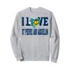 Vintage I Love St Pierre and Miquelon Proud Flag Sport Sweatshirt view 1