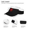 Byoblu Welsh-Flag-Rugby-Red-Dragon-of-Wales- Sport Sun Visor Hats Empty Top Baseball Golf Cap Tennis Sport Hat Black view 4