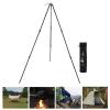 BEIYINAI Outdoor Cooking Tripod Adjustable Garden Campfire Foldable Hanging Portable Tripod Outdoor Camping Cooking Grill Campfire Cooking Accessories view 2