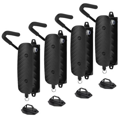 baluoqi Four Packs Bike Wall Mount Bicycle Swivel Hanger Vertical Bike Rack Bicycle Storage Rack