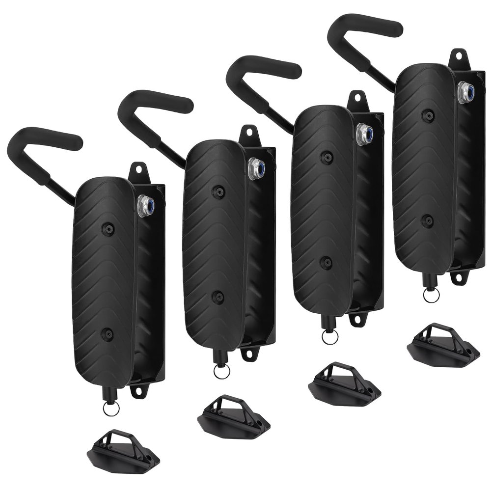 baluoqi Four Packs Bike Wall Mount Bicycle Swivel Hanger Vertical Bike Rack Bicycle Storage Rack