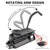 Two Packs Bike Wall Mount Bicycle Swivel Hanger Vertical Bike Rack Bicycle Storage Rack for Garage MTB Mountain Bike Wall Mount Bike Rack view 3