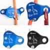 BEIYINAI Climbing Protector Fall Arrester Prevention Safety Rope Self-Locking Grip Clamp Climbing Fall Arrester, Black view 2