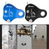 BEIYINAI Climbing Protector Fall Arrester Prevention Safety Rope Self-Locking Grip Clamp Climbing Fall Arrester, Black view 4