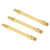 PATIKIL Dart Shafts 48mm/1.9 Inch, 3 Pack 2BA Thread Aluminum Dart Stems Dart Accessories for Steel Tip, Gold Tone view 1