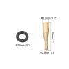 PATIKIL Dart Shaft O-Rings 100Pcs with Applicator Tool, 2BA Non-Slip Rubber O Rings Washers Dart Accessories Kit for Metal Shafts, Gold Tone view 2