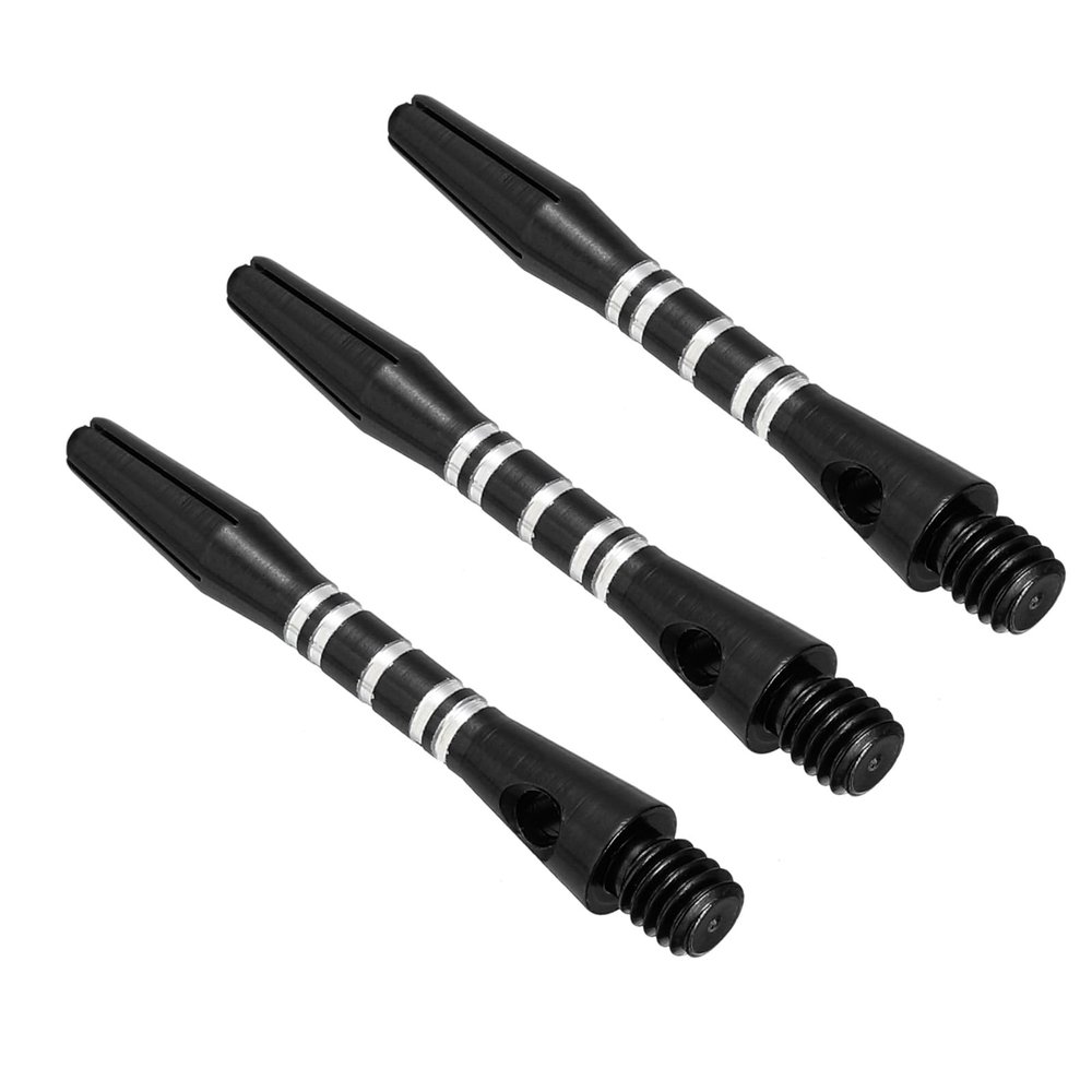 PATIKIL Dart Shafts 35mm/1.4 Inch, 3 Pack 2BA Thread Aluminum Dart Stems Dart Accessories for Steel Tip, Black