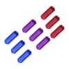 PATIKIL Dart Flight Protectors, 9 Pack Aluminum Dart Accessories for Enhanced Durability, Purple Red Blue view 1