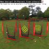 SIYALAICH Portable Baseball Net & Softball Net 7 ftx7 ft,Baseball & Softball Tee and Net,Pitching,Batting Net,Swing Practice Net,with Strike Zone,for Kids and Adults of All Skill Levels view 3