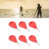 Alomejor Surfboard Fin Key Replacement 10pcs Surfboard Fin Key for Dorsal Plugs Premium Lightweight Portable Keychain Design Fine Workmanship (Red) view 2
