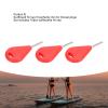 Alomejor Surfboard Fin Key Replacement 10pcs Surfboard Fin Key for Dorsal Plugs Premium Lightweight Portable Keychain Design Fine Workmanship (Red) view 3