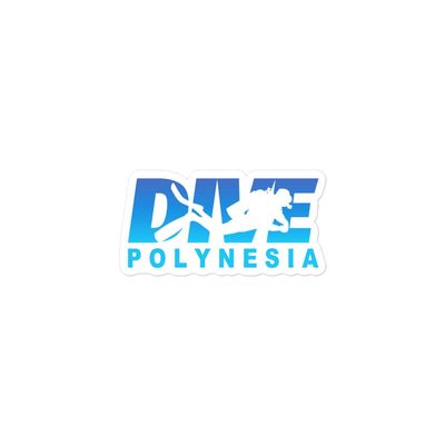 Dive in Polynesia, Scuba Diving in Polynesia Sticker