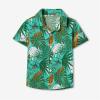 Betadog Baby Boys and Girls Shirts Button Down Short Sleeve Cute Summer Beach Shirts for Toddler Holiday (J, 3 Years) view 2