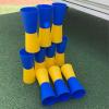 NineFit Basics 10Pcs Flip Cups Agility Training Running Workout Shuttle Run Exercise Aids, Double Color Reversed Cups for Events Basketball Football Outdoor, Blue Yellow, 6.3cmx16.4cm view 3