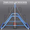 FKHFTI Kids Gymnastics Bar with Flying Rings Horizontal Bar Pull Up Junior Training Bar Folding Adjustable for Home Using,70kg Weight Capacity view 2