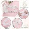 Urieo Floral Crystal Wedding Garters Rhinestone White Lace Garter Stretch Bride Bridal Prom Party Leg Garter Set for Women(Pack of 2) view 2
