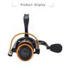 KTGCOZS Full Metal Fishing Spinning Reel 11+1bb 5.2:1 Baitfeeder Saltwater DM3000 Black view 4