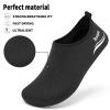 Racqua Water Shoes Swim Sea Pool Beach Shoes Aqua Lightweight Socks Shoes Non-Slip Breathable Quick-Dry Shoes for Men Women Black view 2