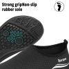 Racqua Water Shoes Swim Sea Pool Beach Shoes Aqua Lightweight Socks Shoes Non-Slip Breathable Quick-Dry Shoes for Men Women Black view 3