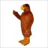 Long Plush Brown Hawk Mascot Costume Adult Size for Men & Women with Built-in Fan Inside the Head view 1