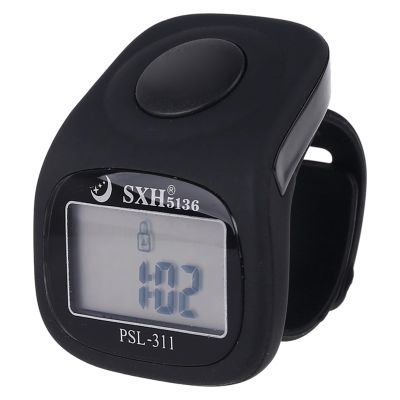 6 Digital Finger Tally Counter 8 Channels With LED Backlight For Time Chanting Prayer Silicone Electronic Hand Coun Digital Tasbeeh