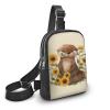 AZULCUSTO Otter Small Sling Bag for Women Waterproof Sling Bag With Phone Pocket Sling Backpack Multipurpose Chest Bag Dustproof for Office,Outdoor,Traveling or Other Daily Use view 2