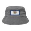 Flag of West Virginia Bucket Hat for Women Men Outdoor Sun Hat Summer Beach Travel Fishing Cap Gray view 1