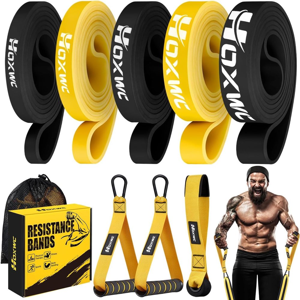 Ankle Resistance Bands with Cuffs, Heavy Duty Pull Up Resistance Band, Ankle Bands for Working Out, Ankle Resistance Band for Leg, Booty Workout Equipment for Kickbacks Hip Fitness Training