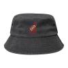 American Football Bucket Hat for Women Men Outdoor Sun Hat Summer Beach Travel Fishing Cap Black view 1