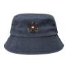 Austria Bundesadler Badge Bucket Hat for Women Men Outdoor Sun Hat Summer Beach Travel Fishing Cap Navy Blue view 1
