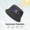 Flag of Benwood, West Virginia Bucket Hat for Women Men Outdoor Sun Hat Summer Beach Travel Fishing Cap Black view 4