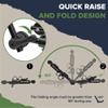 ARKSEN 2 Pair Universal Folding Kayak Roof Rack Heavy Duty Adjustable J-Bar Kayak and Canoe Carrier with 4 Lashing Straps, 4 Stern Tie Down Straps for Cars, SUVs, and Trucks view 4
