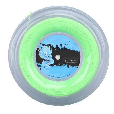 Keenso Tennis String Reel, Tennis String Polyester 200m Reel Tennis Racket String for Training Fluorescent Green, Keenso7wpm1cv43g