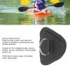 Niiyen 6PCS D Rings Patch Stainless Steel D Rings Pad Elastic Rope Set Bungee Cord Set for Inflatable Boats Canoes Kayaks Surfboards Vertical Paddle Boards(Black) view 4