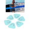 Niiyen 6PCS D Rings Patch Stainless Steel D Rings Pad Elastic Rope Set Bungee Cord Set for Inflatable Boats Canoes Kayaks Surfboards Vertical Paddle Boards(Light Blue) view 4