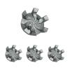 UMMEI 28 Pcs Golf Spikes,Metal Thread Screw in Golf Shoes Spikes ReplacementSlivery view 3