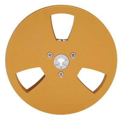 1/4 5 Inch Empty Tape Spool, Aluminum Alloy, 3 Holes, Universal Opening, Machine Part for Reel to Reel Recording Tape, NAB Flange,