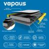 Vapaus Inflatable Floating Dock Air Dock Platform 6ft/8ft/10ft Non-Slip Inflatable Water Swim Mat Floating Island Raft for Pool Lake Beach Ocean Fishing Relaxing (Yellow Orange, 8ft x 6ft x 6") view 4