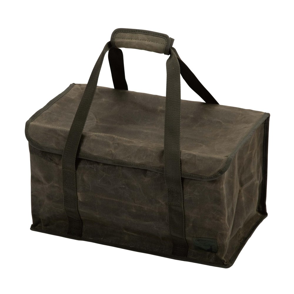 Captain Stag UL-2070 Outdoor Bag, Tool Box, Tool Bag, Gear Bag, Cotton Canvas, Olive