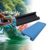 Fancyes 2Pcs Dragon Boat Seat Pads, EVA Fishing Seat Pads, Shock Absorption, Rowing Machine Seat Cushions, Sky Blue Black view 2